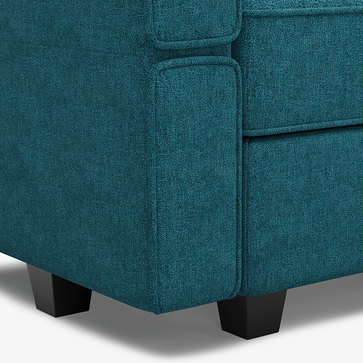 Belffin 8 Seats + 8 Sides Modular Terry Sleeper Sofa with Storage Seat