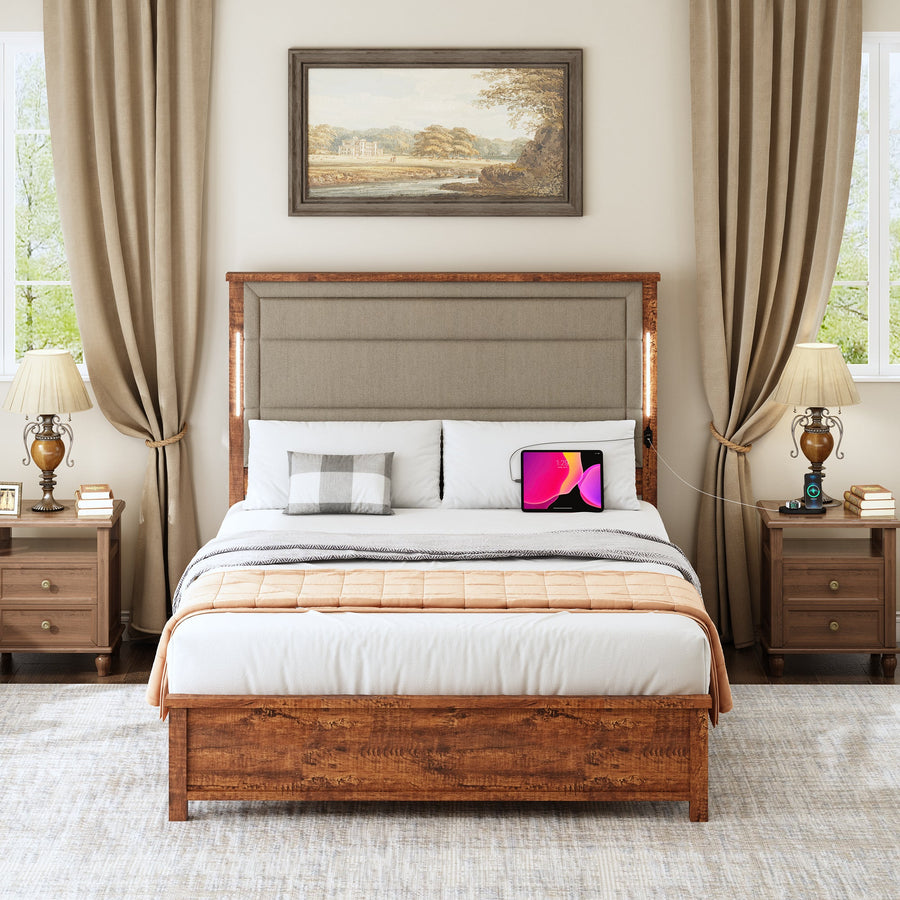 Wood Bed Frame - Queen BSN