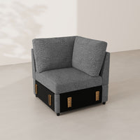 Silver-Grey-/-Chenille-Module-Corner-Seat