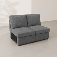 Silver-Grey-/-Chenille-Module-Loveseat