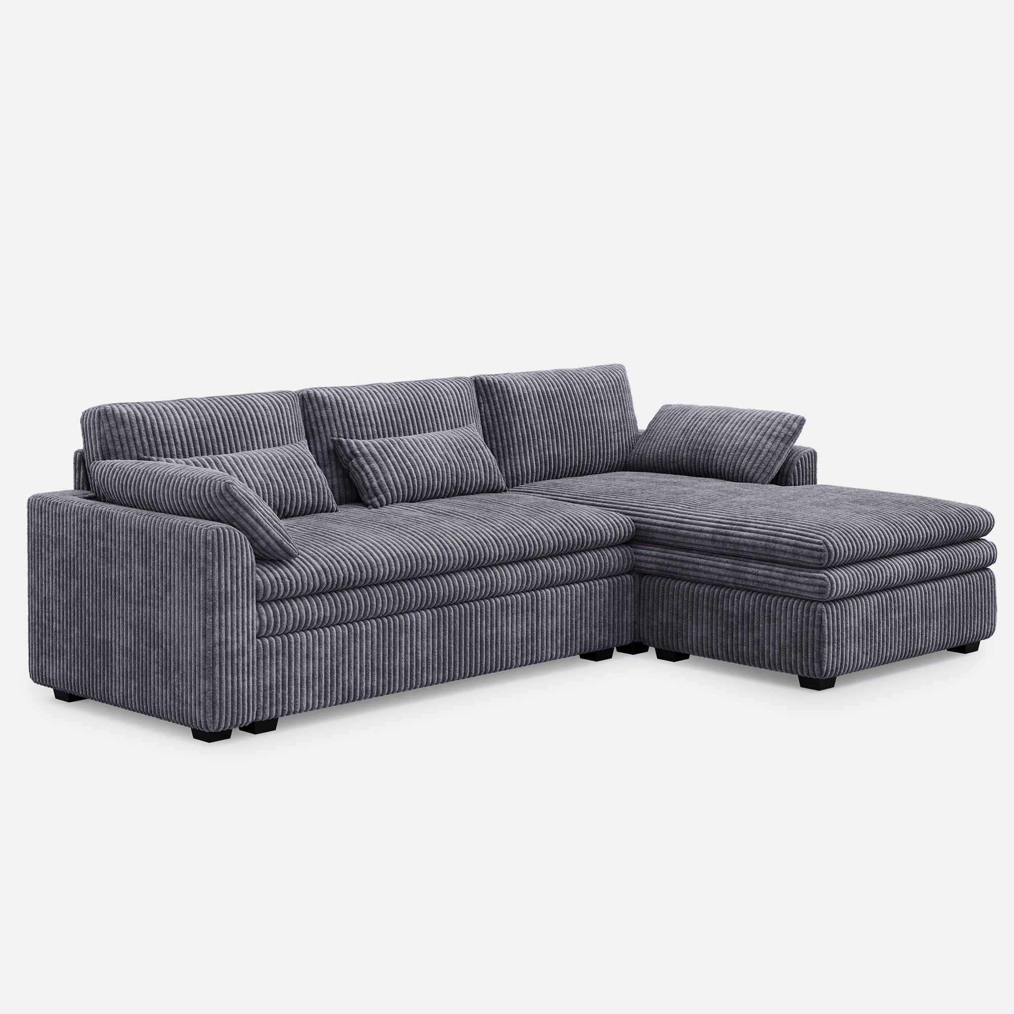 Vayla Oversized Cloud 3 Seats L Shaped Sofa
