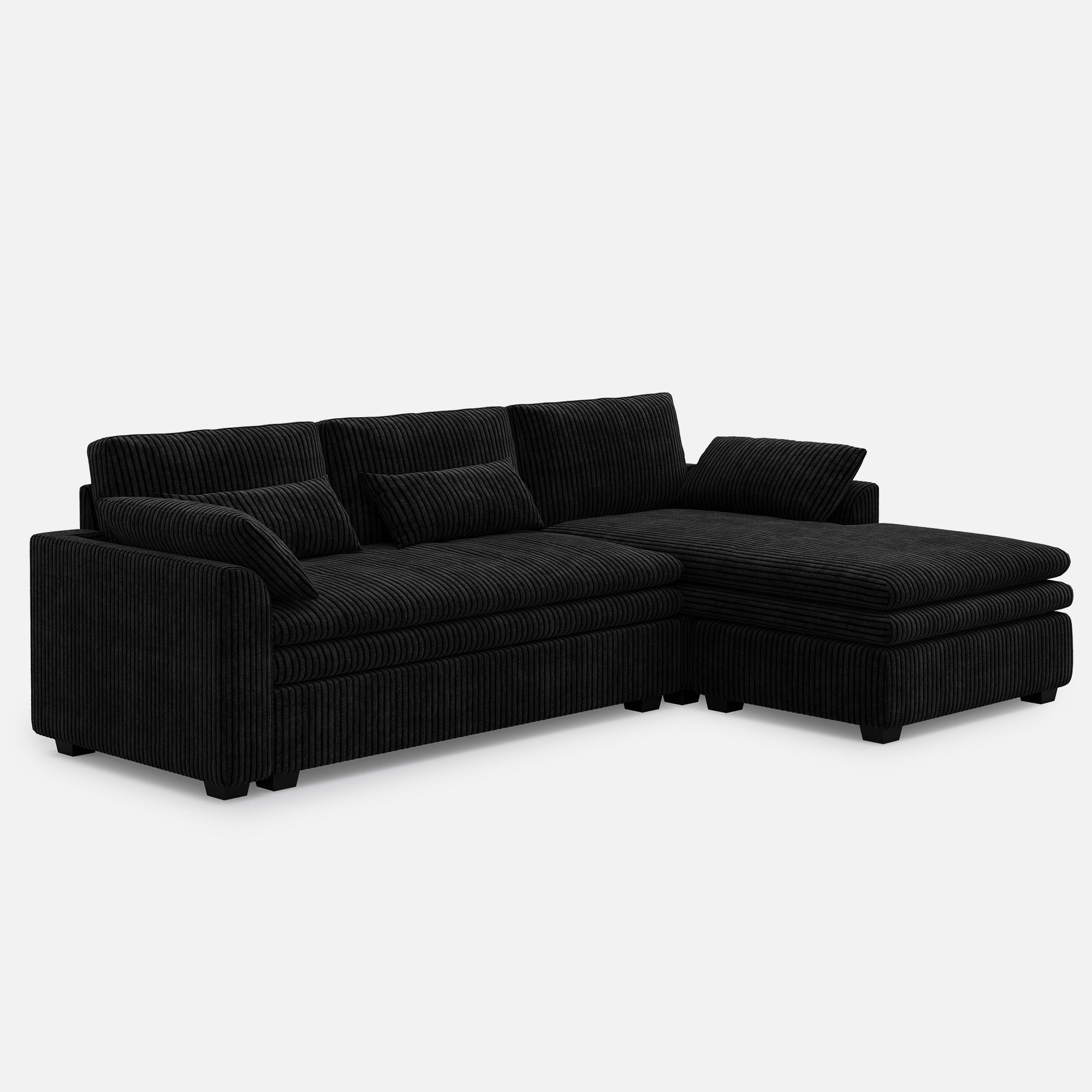 Vayla Oversized Cloud 3 Seats L Shaped Sofa