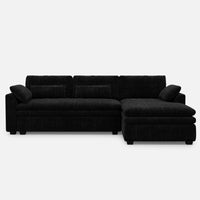 Obsidian-Black-/-Corduroy-3-Seat-Right-Chaise-Sectional