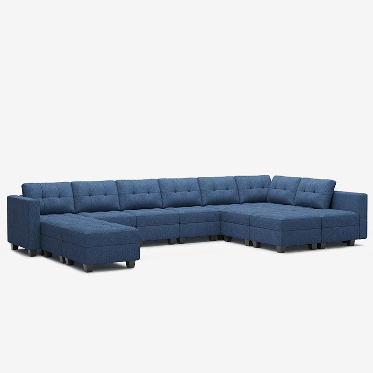 Belffin 12 Seats + 10 Sides Modular Weave Sofa with Storage Seat