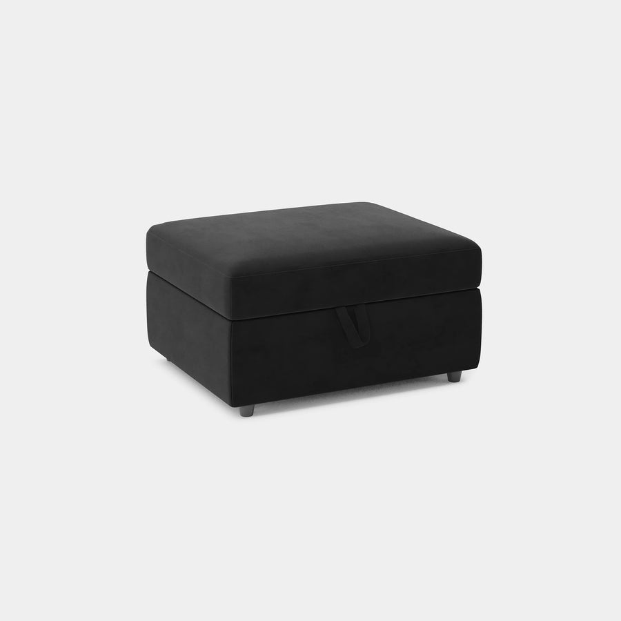 Ebony-Black-/-Velvet-Module-Ottoman