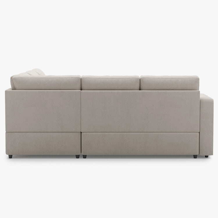 Belffin 5 Seats Modular Velvet Pull-out Sleeper Sofa