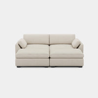 Misty-White-/-Chenille-4-Seat-Pit-Sectional