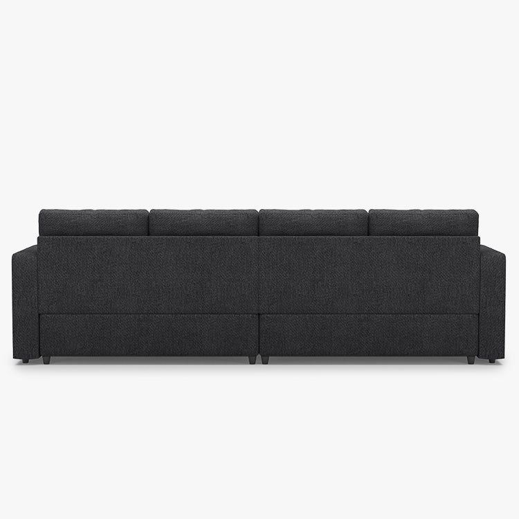 Belffin 4 Seats Modular Chenille Pull-out Sofa