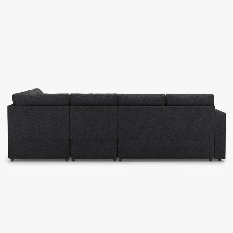 Belffin 6 Seats Modular Chenille Pull-out Sofa