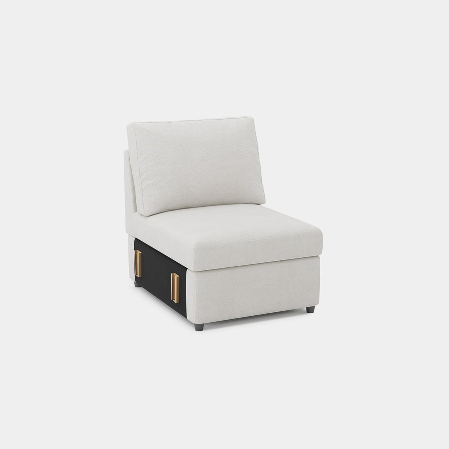 Misty-White-/-Chenille-Module-Seat
