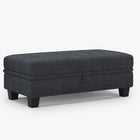 Belffin Modular Chenille Large Ottoman