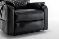Sand-Black-/-Faux-Leather