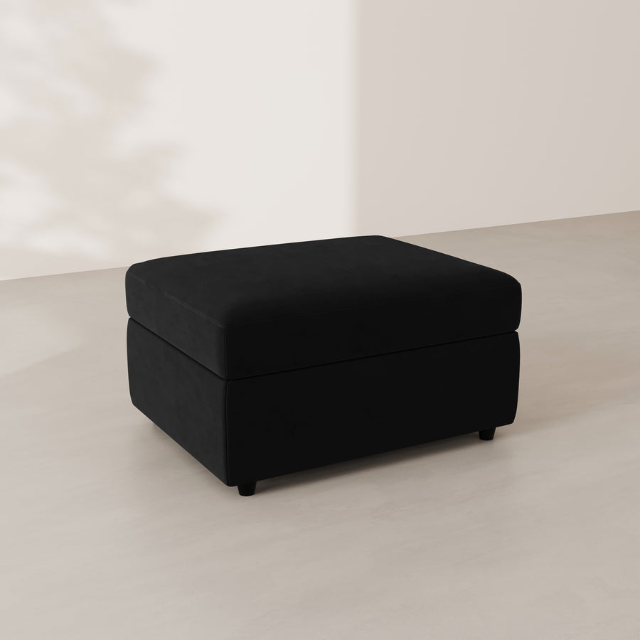 Ebony-Black-/-Velvet-Module-Ottoman