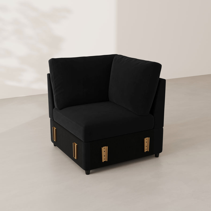 Ebony-Black-/-Velvet-Module-Corner-Seat