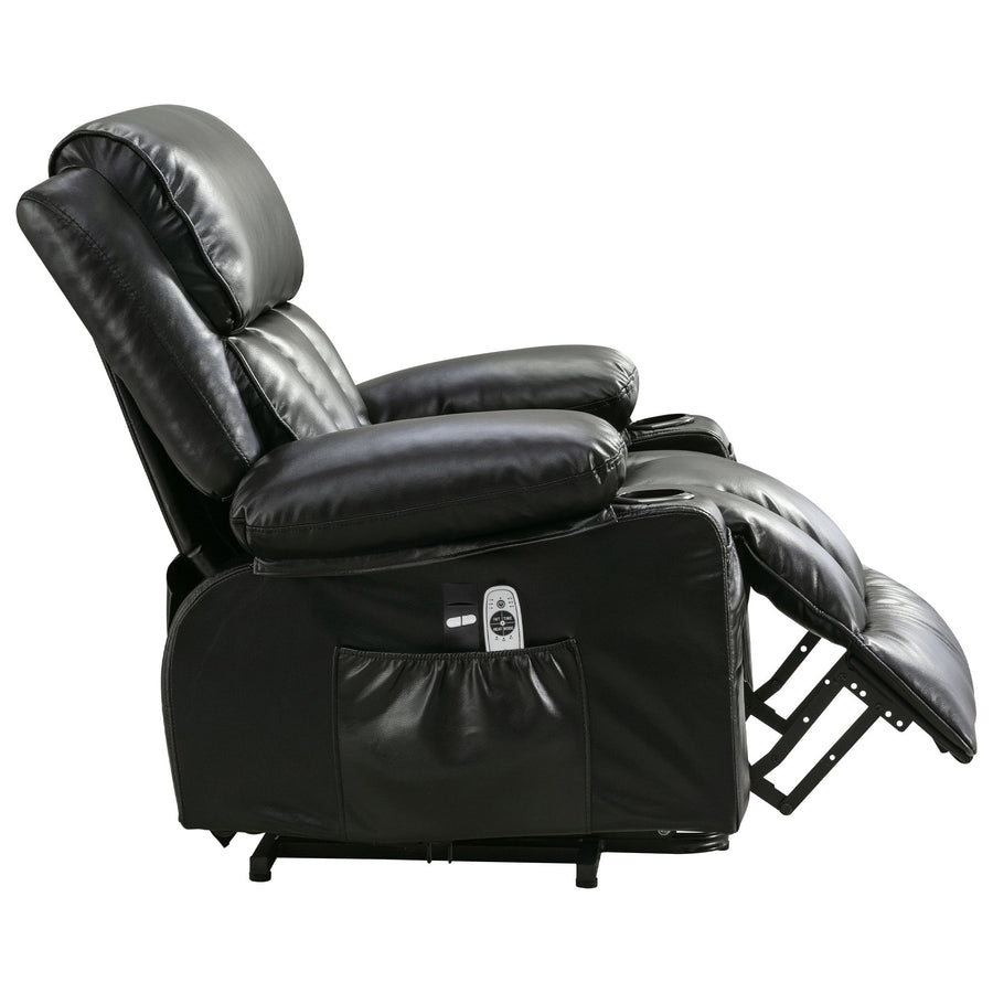 Sand-Black-/-Faux-Leather