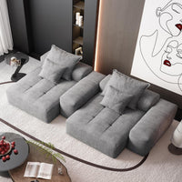 Cloud-Grey-/-Chenille-Loveseat