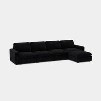 Onyx-Black-/-Corduroy-5-Seat-L-Shaped-Sectional