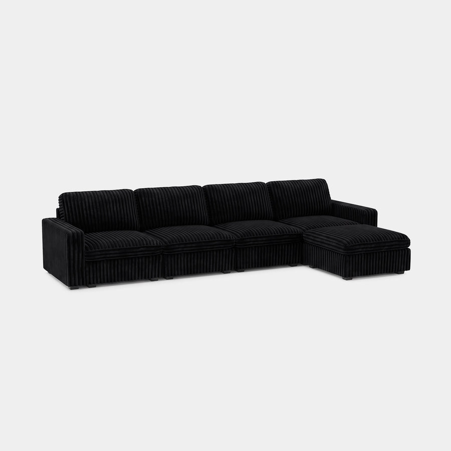 Onyx-Black-/-Corduroy-5-Seat-L-Shaped-Sectional