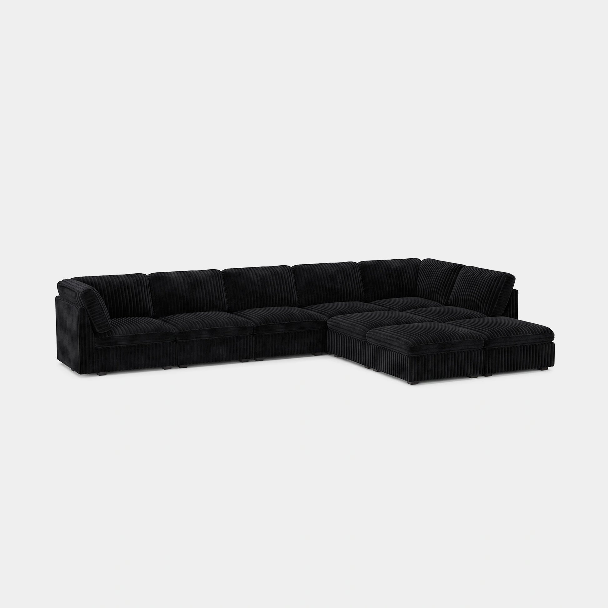 Obsidian-Black-/-Corduroy-9-Seat-L-Shaped-Sectional