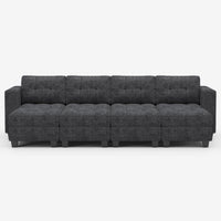 Graphite-Gray-/-Chenille-8-Seat-Open-Pit-Sectional