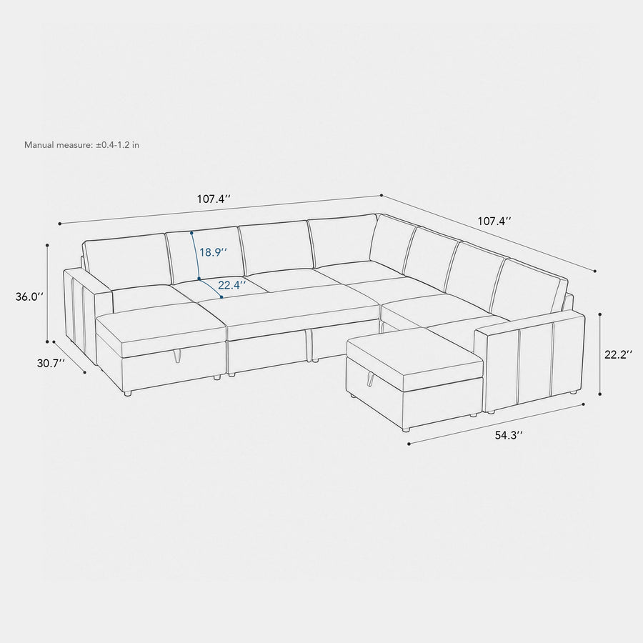 9-Seat-U-Shaped-Pullout-Sectional-dimension