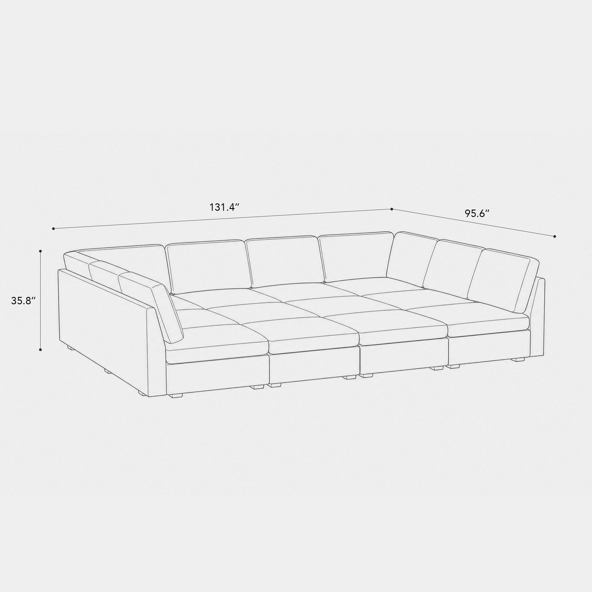 12-Seat-Pit-Sectional-dimension