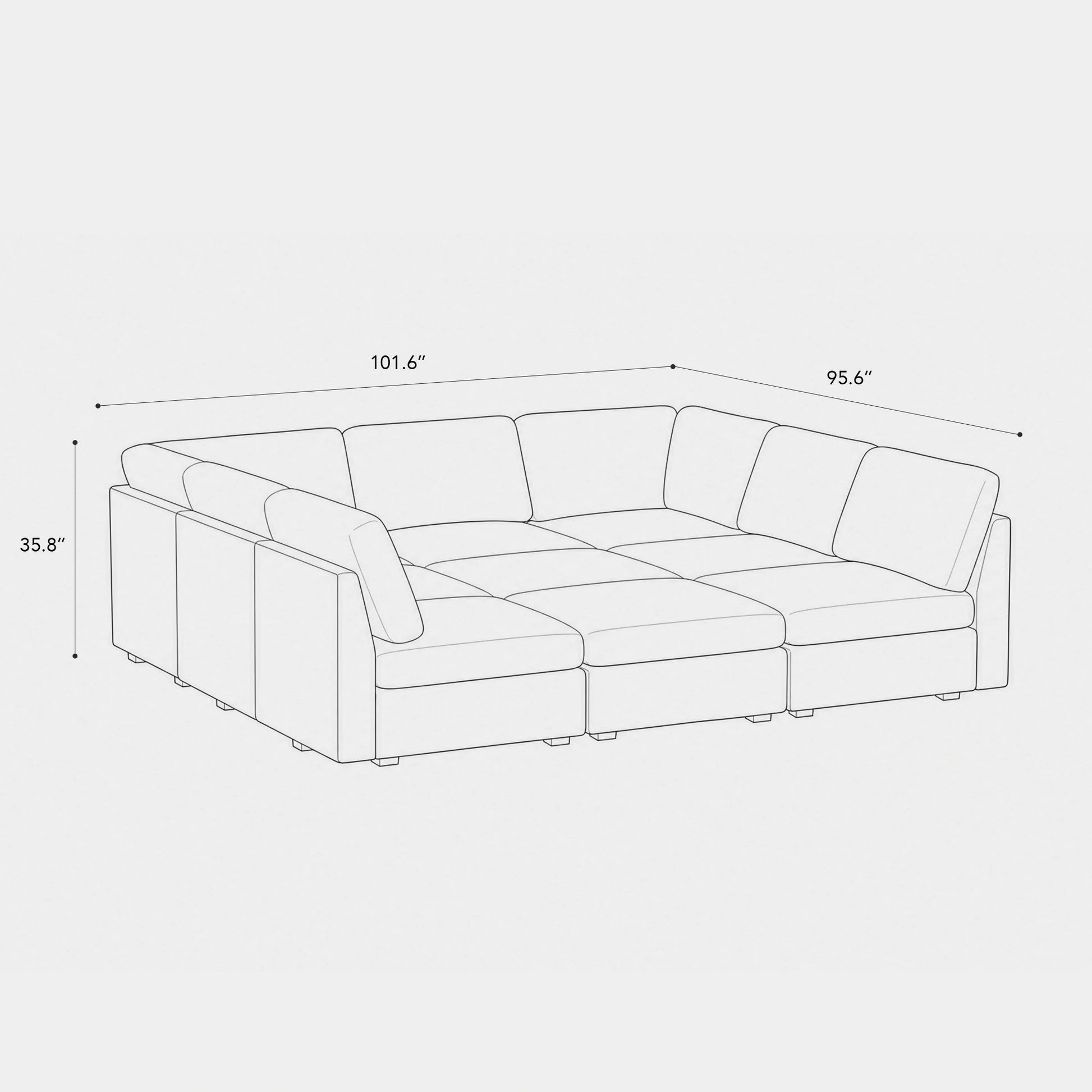 9-Seat-Pit-Sectional-dimension