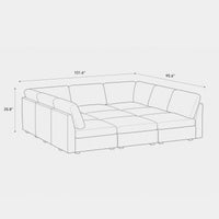 9-Seat-Pit-Sectional-dimension