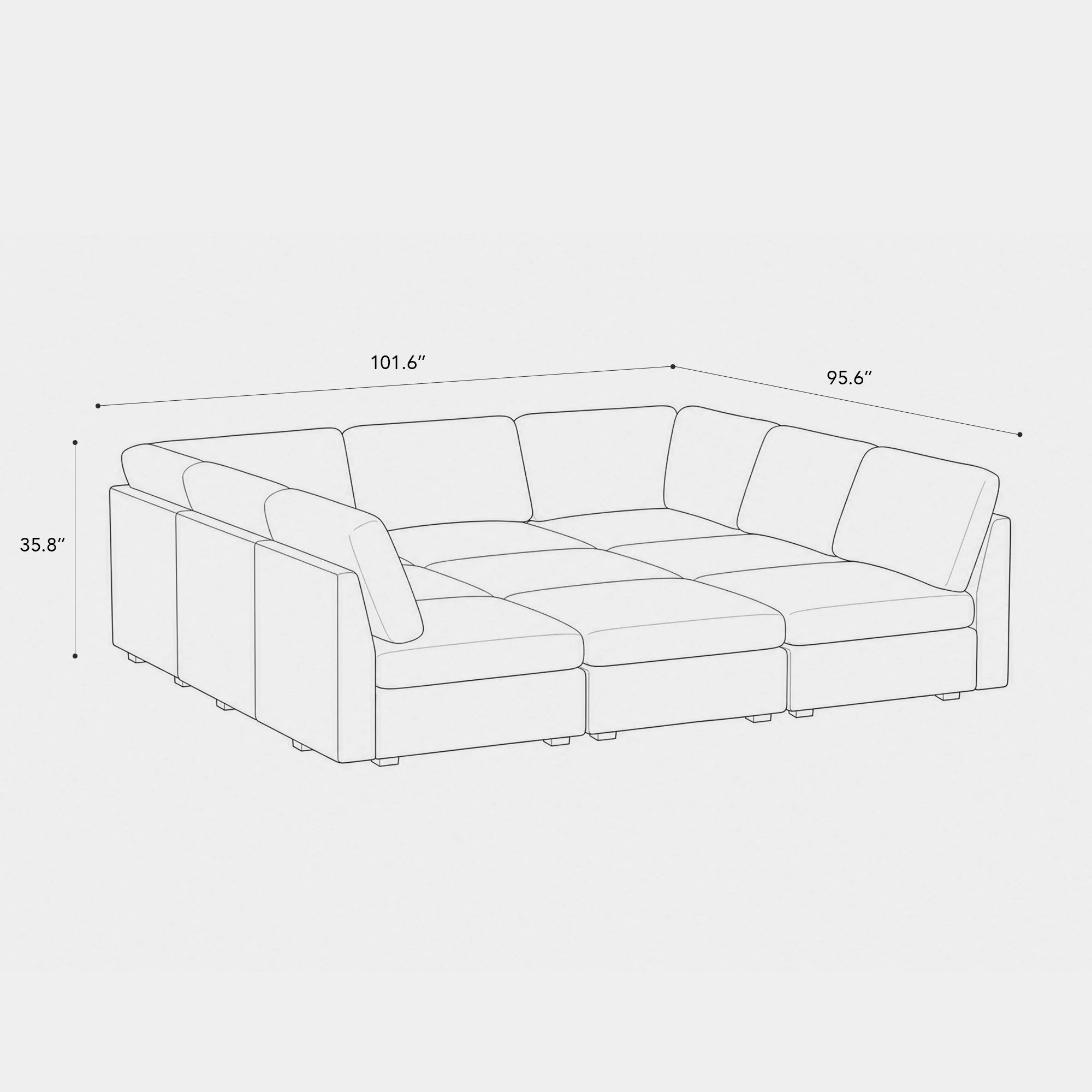 9-Seat-Pit-Sectional-dimension