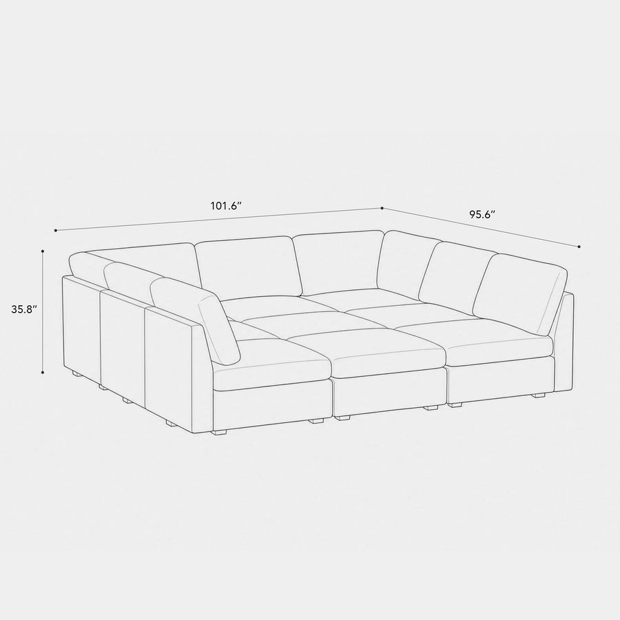 9-Seat-Pit-Sectional-dimension