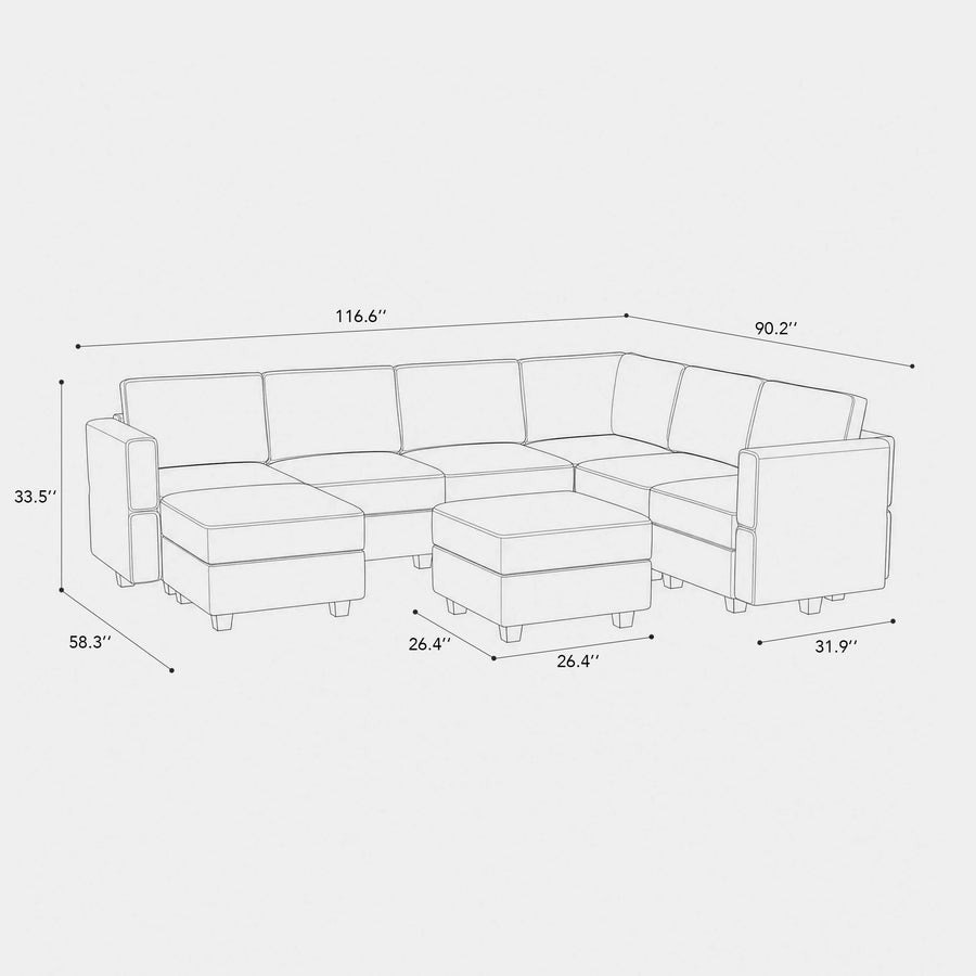 8-Seat-U-Shaped-Sectional-dimension