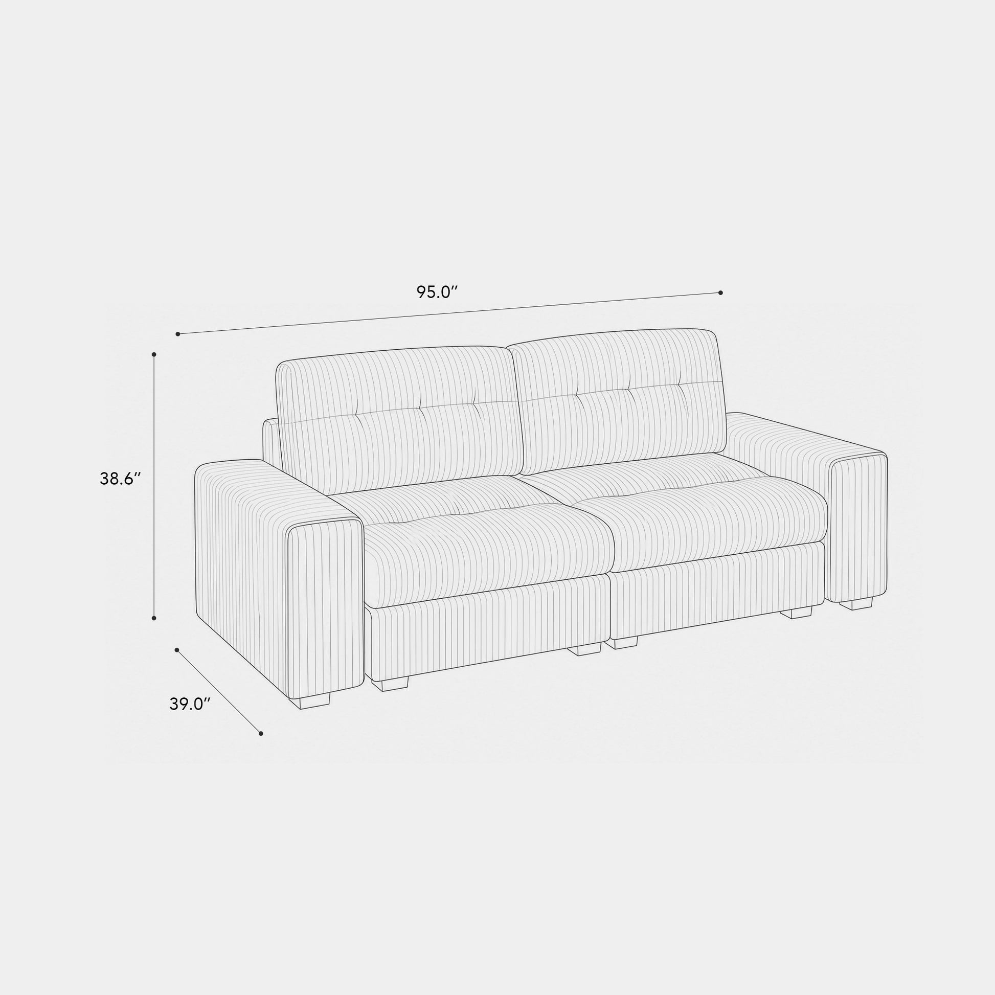 Loveseat-dimension