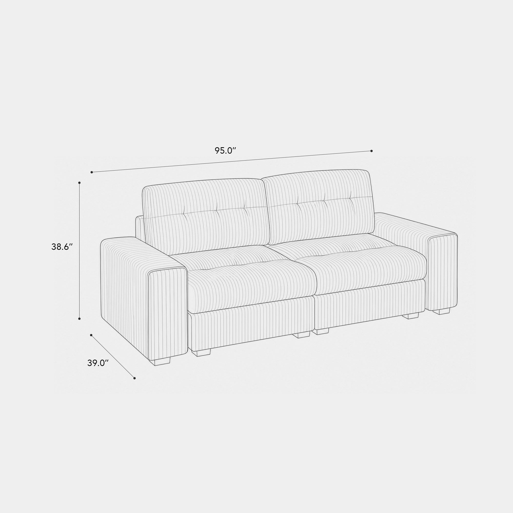Loveseat-dimension