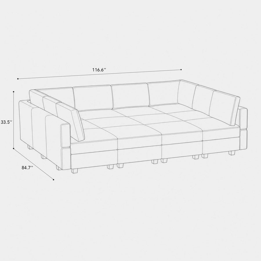 12-Seat-Pit-Sectional-dimension