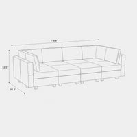 8-Seat-Pit-Sectional-dimension