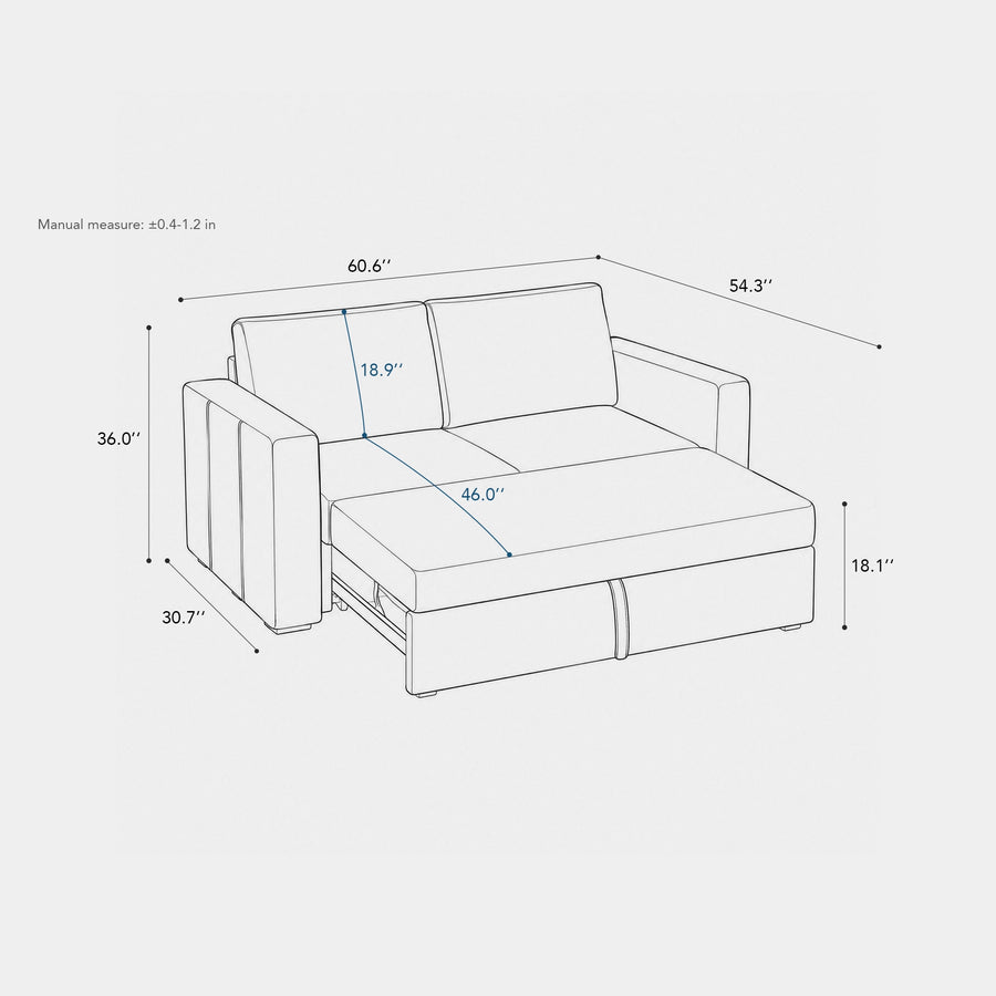 Module-Pullout-Loveseat-dimension