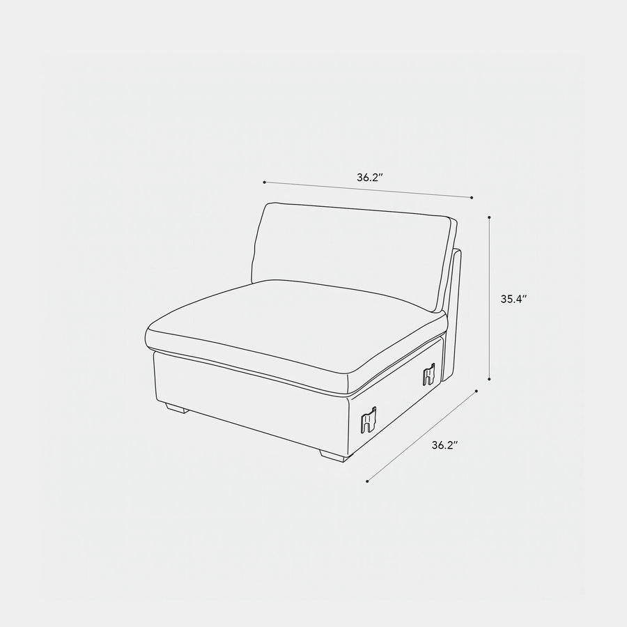 Module-Single-Seat-dimension