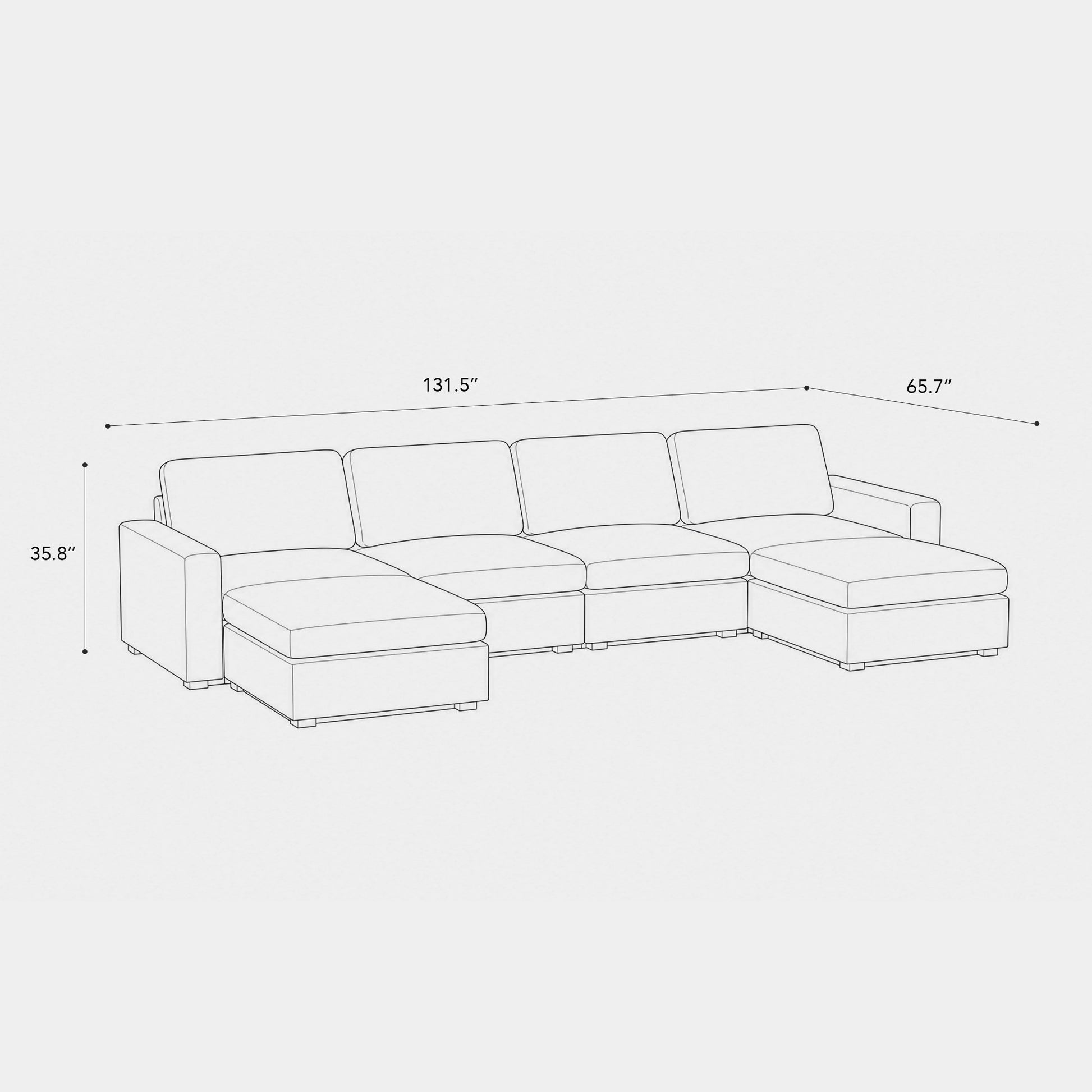 6-Seat-U-Shaped-Open-Sectional-dimension