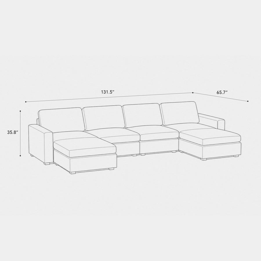 6-Seat-U-Shaped-Open-Sectional-dimension