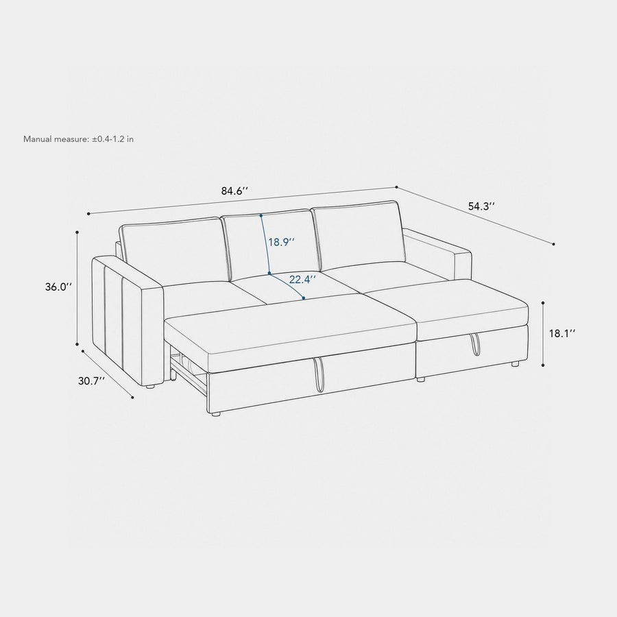 4-Seat-L-Shaped-Pullout-Sectional-dimension