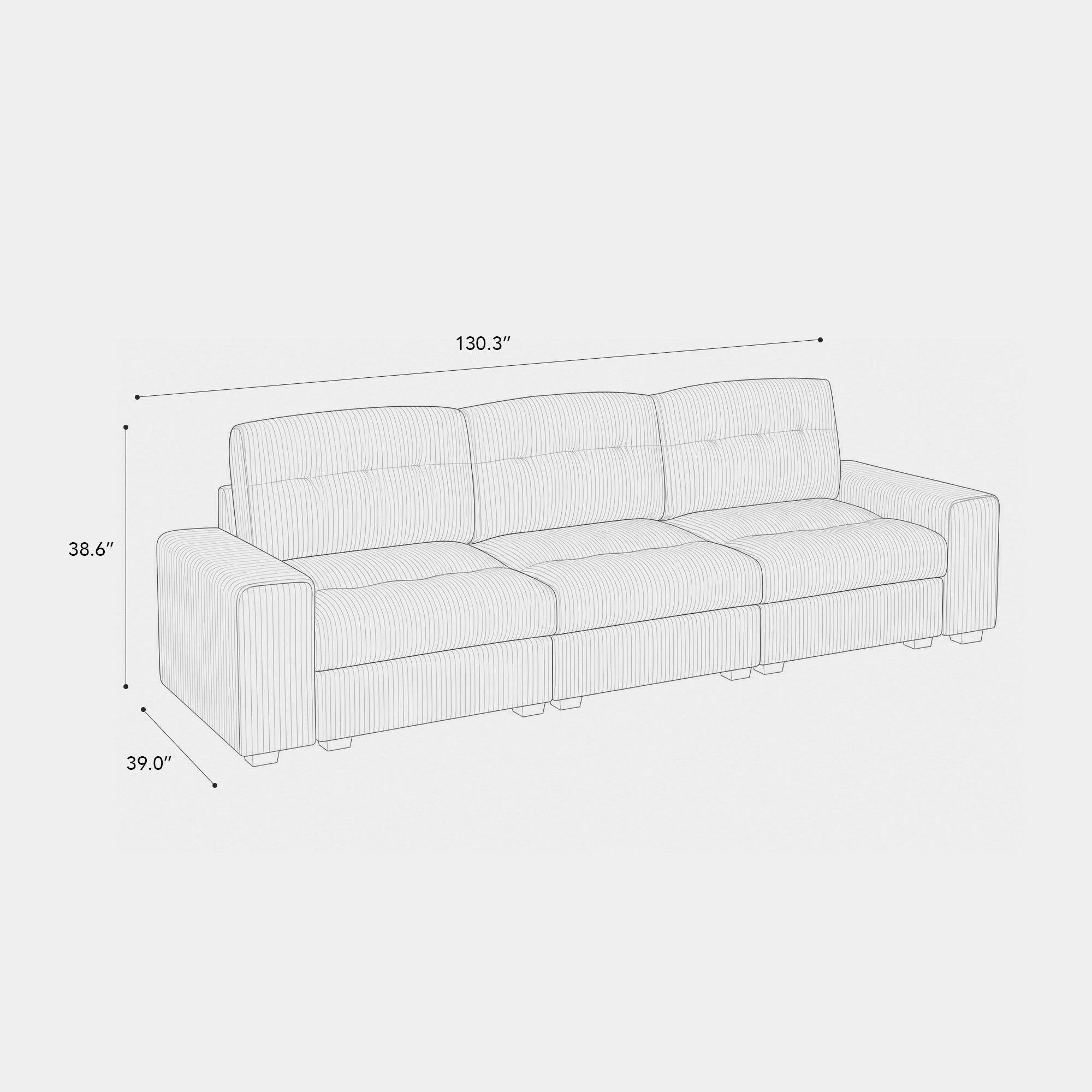 3-Seat-Sofa-dimension
