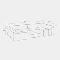 8-Seat-Wraparound-Pit-Sectional-dimension