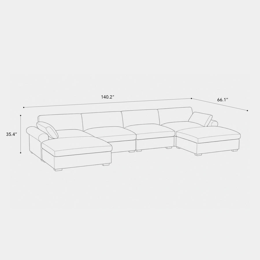 6-Seat-U-Shaped-Sectional-dimension