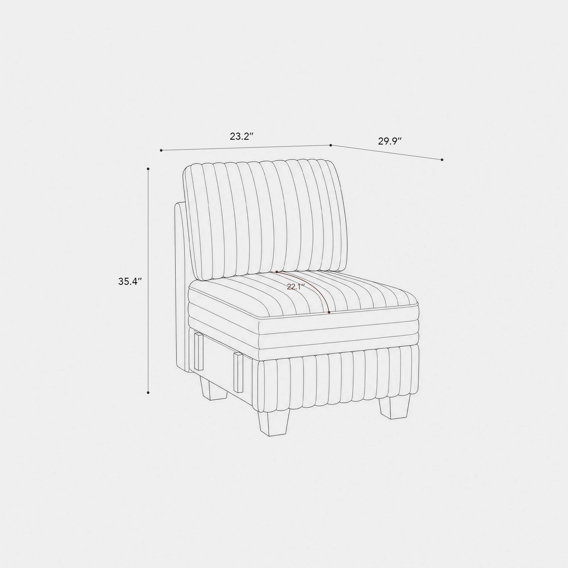 C-Single-Seat-dimension