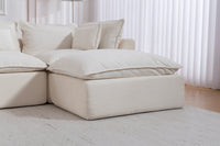 Cloud Oversized U-Shaped Modular Sectional Sofa with Flexible Configuration