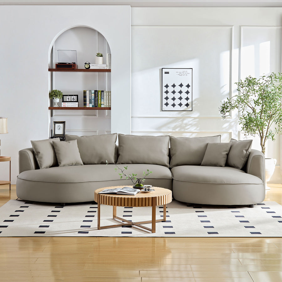 dawn-grey-/-genuine-leather-right-l-shaped-sectional