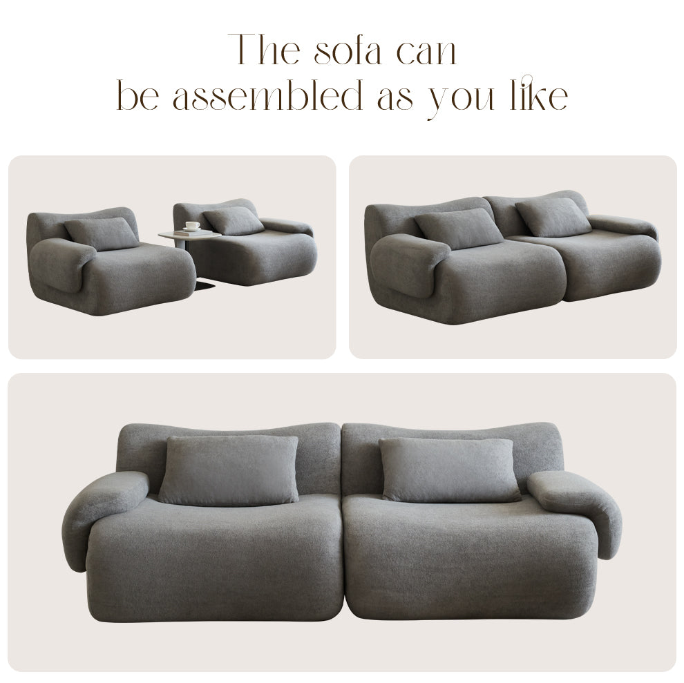 Boucle-Pure-Grey-Loveseat