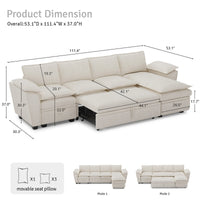 4-Seat-L-Shaped-Pullout-Sectional-with-Reversible-Chaise-dimension