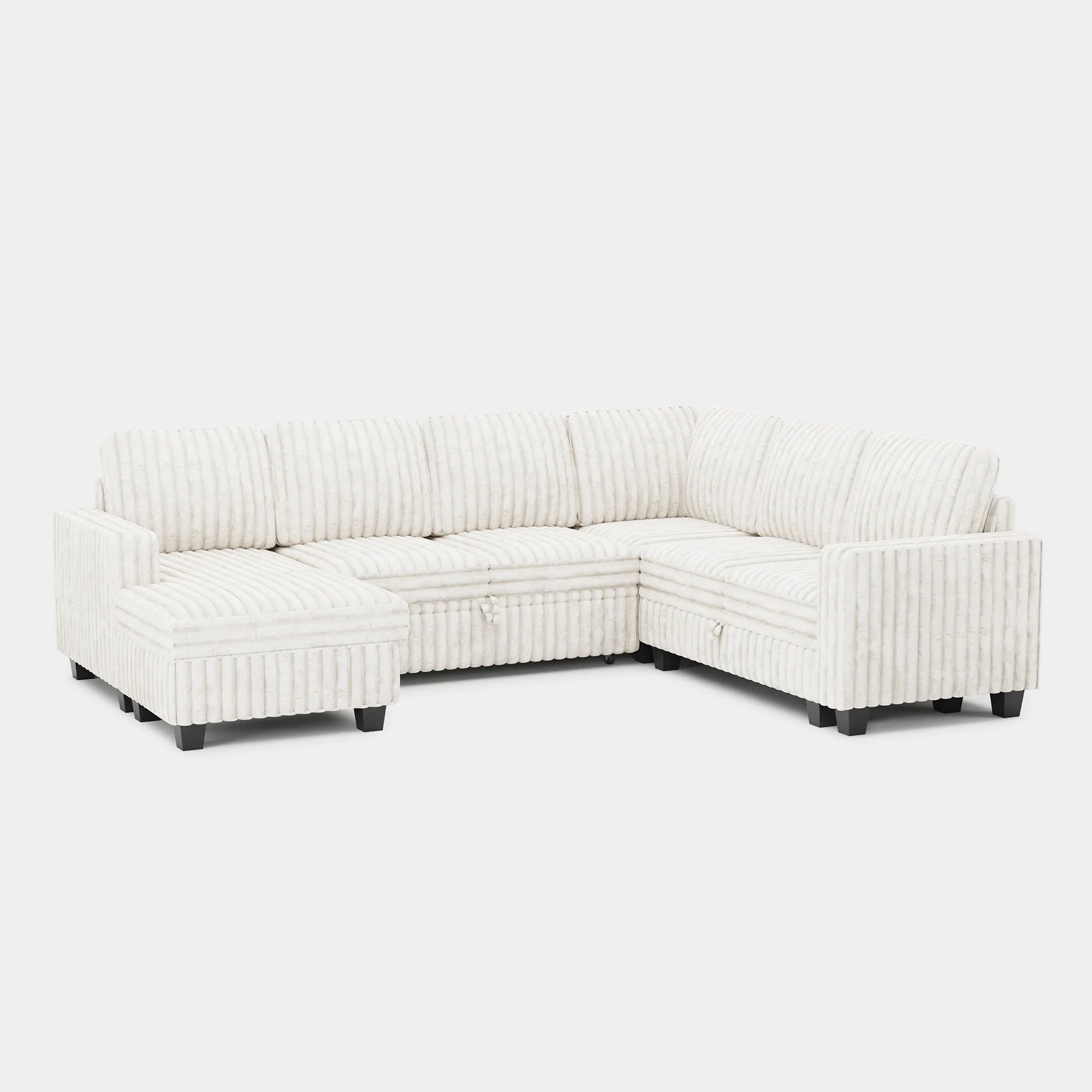 White-Beige-/-Faux-Rabbit-Fur-Corduroy-A+B+D+G+H