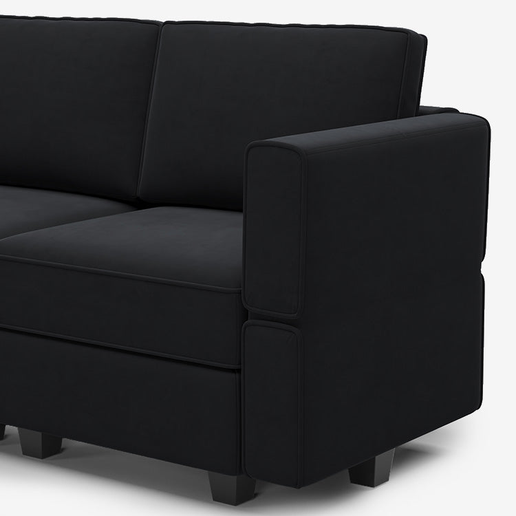 Belffin 5 Seats + 6 Sides Modular Velvet Sofa with Storage Seat